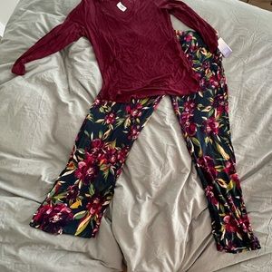 Target pj bottoms and old navy top! Never worn!